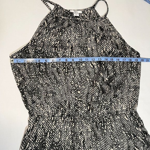 bar‎ III jumpsuit XL animal print sleeveless wide leg light pantsuit snake skin - Picture 6 of 13